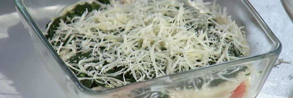 лазанья с лососем