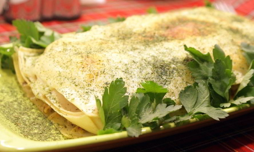 Рецепт лазаний с минтаем