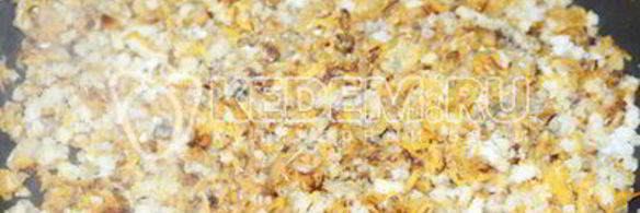 лазанья с минтаем