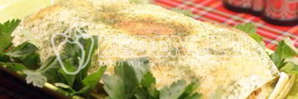 лазанья с минтаем