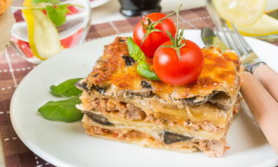 Рецепт лазаний с мясом и лесными грибами
