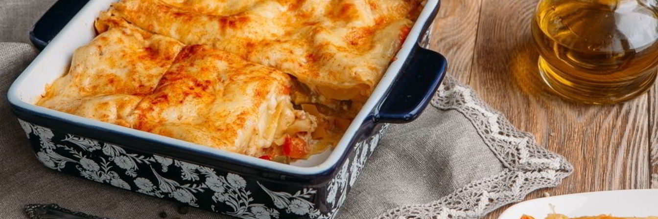 Лазанья с овощами