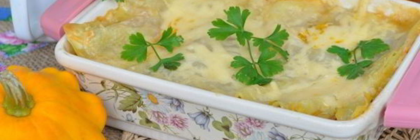 Лазанья с патиссонами