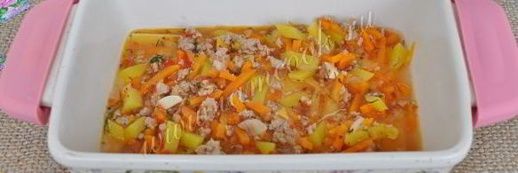 лазанья с патиссонами