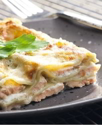 Лазанья с рыбой