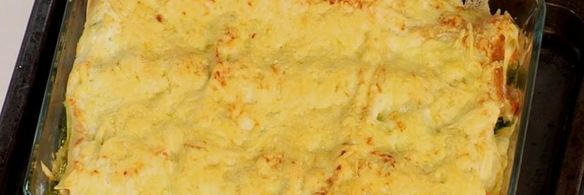 лазанья с семгой и шпинатом