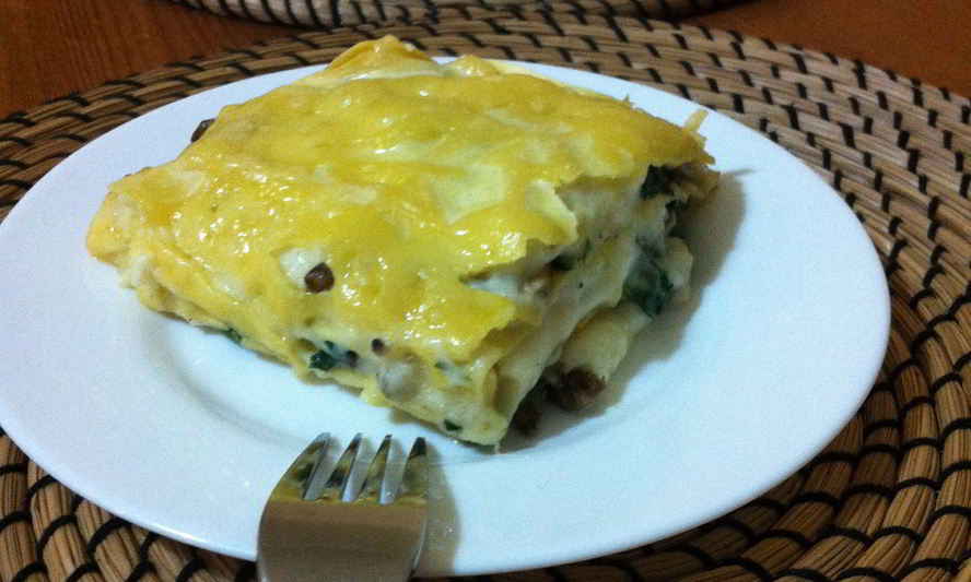 Рецепт лазаний с шампиньонами и сыром