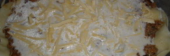 лазанья с соусом бешамель