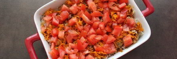 лазанья с тертым картофелем