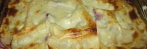 лазанья с творогом и ягодами