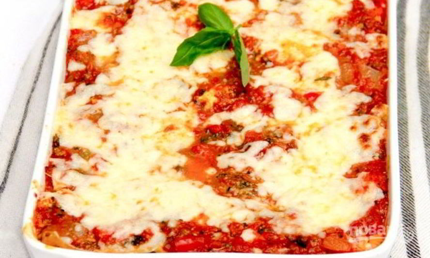 Рецепт лазаний с запеченными овощами