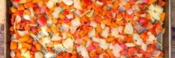 лазанья с запеченными овощами