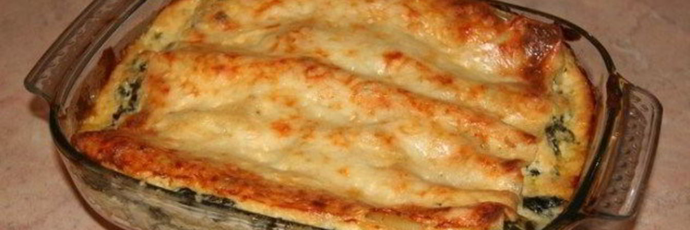 Лазанья со щавелем