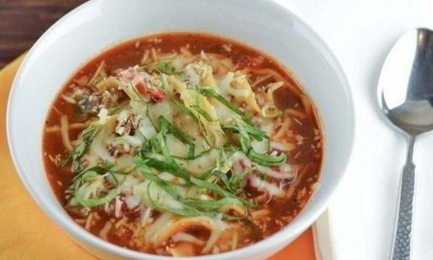 Рецепт лазаний-супа с мясным фаршем