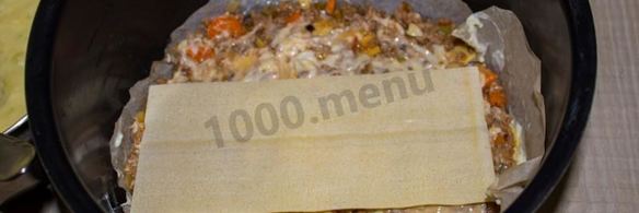 лазанья в мультиварке с фаршем