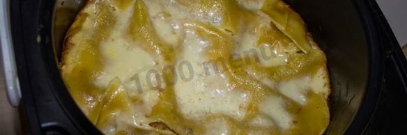 лазанья в мультиварке с фаршем