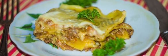 лазанья в мультиварке с фаршем