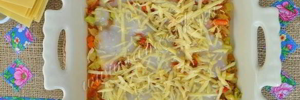 лазанья вегетарианская