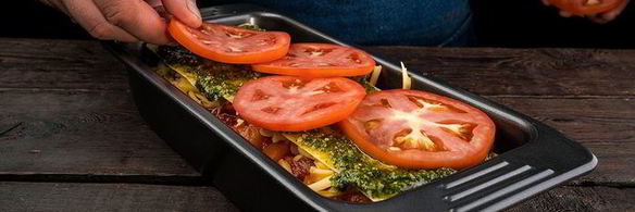 овощная лазанья с лечо