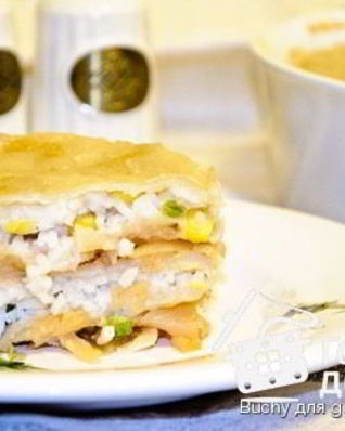 Постная лазанья