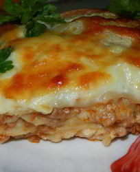 Сочная мясная лазанья
