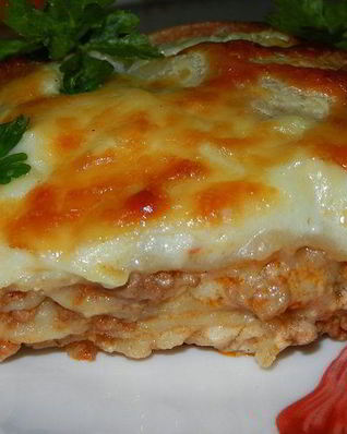 Сочная мясная лазанья