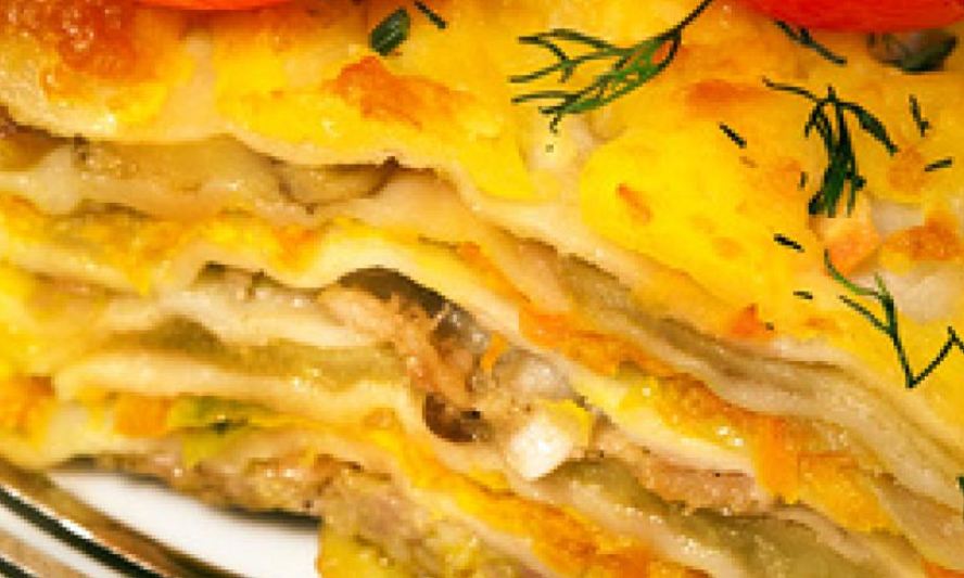 Рецепт вегетарианской лазанья