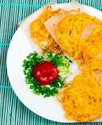 Чипсы из спагетти