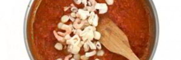 итальянская паста с морепродуктами