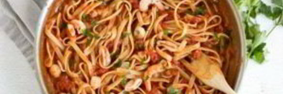 итальянская паста с морепродуктами