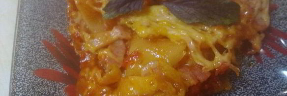 каннелони с помидорами и сыром