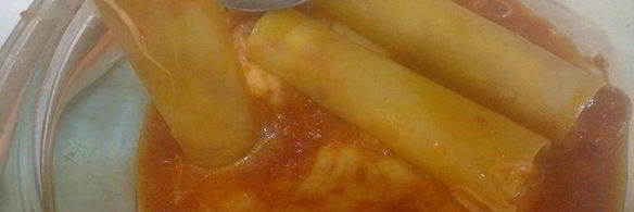 каннелони с помидорами и сыром