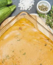 Крахмальные каннеллони с острым фаршем