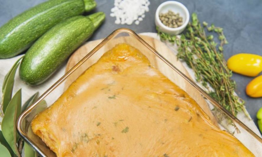 Рецепт крахмальных каннеллонь с острым фаршем