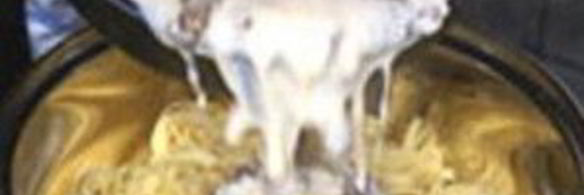 макароны-гнезда с грибным соусом