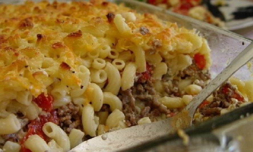 Рецепт макарон с фаршем в духовке