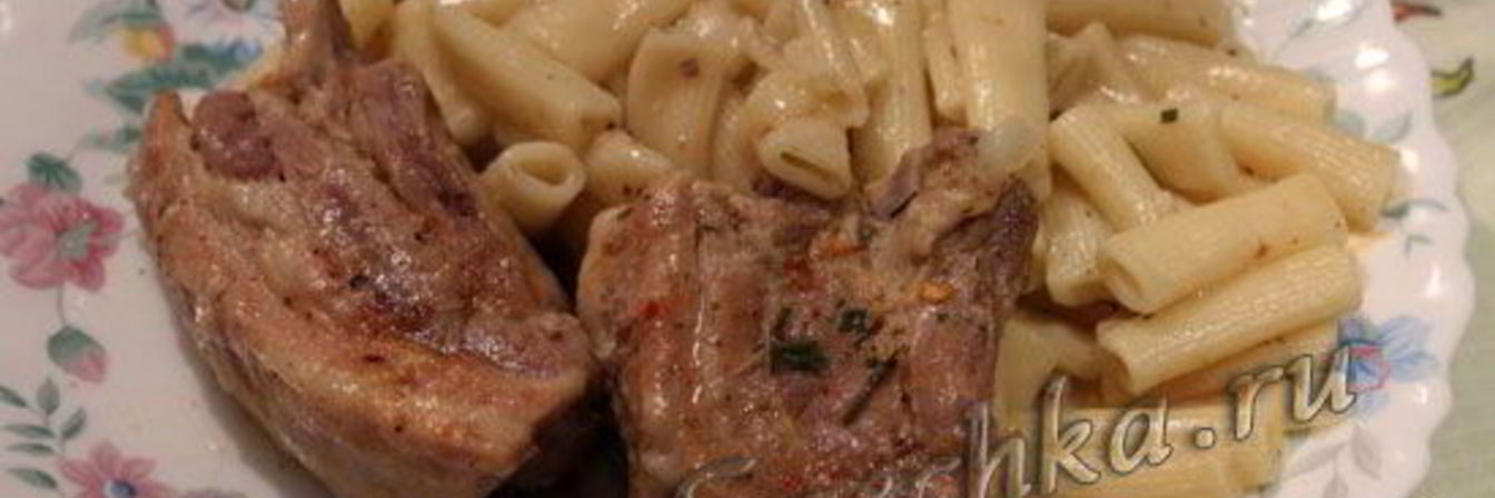 Макароны с мясом