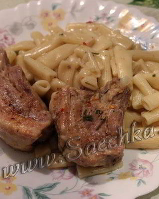 Макароны с мясом