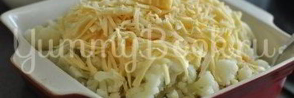 макароны с сыром и цветной капустой