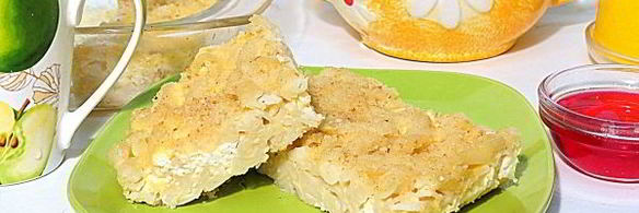 макароны с творогом