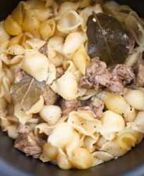 Макароны в мультиварке с мясом