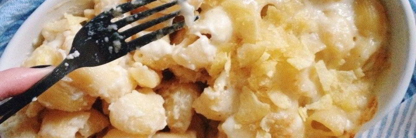 Макароны в сливочном соусе