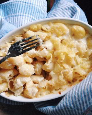 Макароны в сливочном соусе