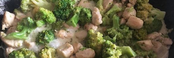 паста с брокколи в сливочном соусе