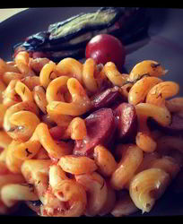 Паста с двумя соусами