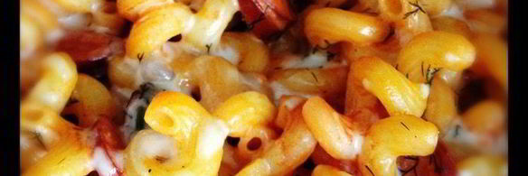 паста с двумя соусами