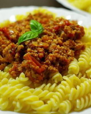 Паста с фаршем