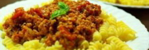 паста с фаршем