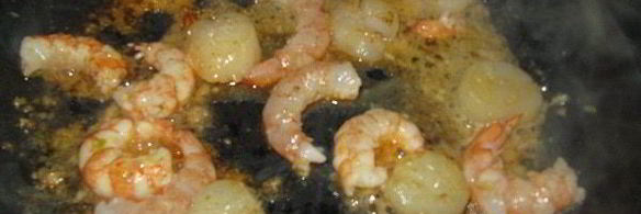 паста с гребешками