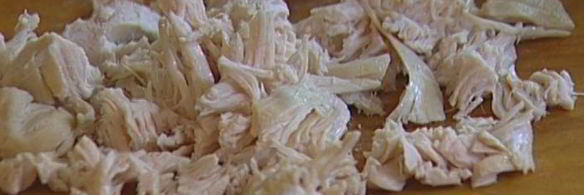 паста с грибами, цыпленком и сливочным соусом